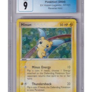 Minun 67/101 Reverse Foil CGC 9