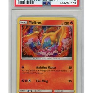 Moltres Cracked Ice Holo 38/214 PSA 9