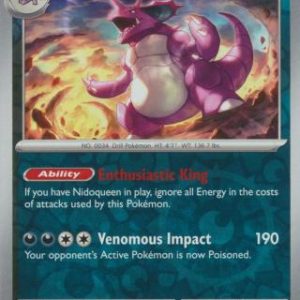 Nidoking - 034/165 - Reverse