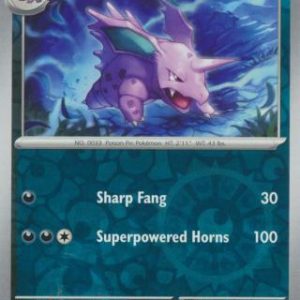 Nidorino - 033/165 - Reverse