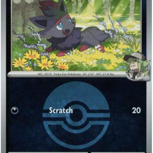 N's Zorua - 136/217 - Reverse (Poke Ball)