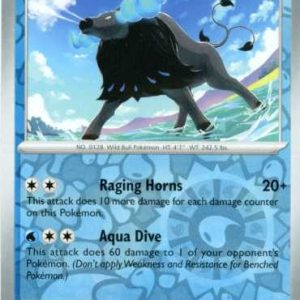 Paldean Tauros - 041/193 - Reverse