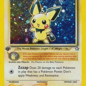 Pichu - 12/111 - 1st Edition (Holo)