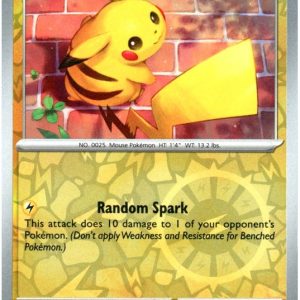 Pikachu - 051/162 - Reverse