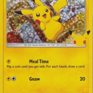 Pikachu - 25/25 (Holo) - 25 års jubilæum - McDonald's Promo - Pokemon McDonald's Collection 2021