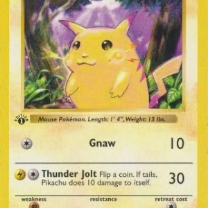 Pikachu - 58/102 - 1st Edition