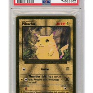 Pikachu Metal kort Celebration UPC 58/102 PSA 8