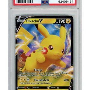 Pikachu V SWSH061 PSA 9