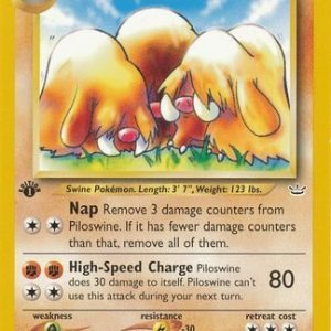 Piloswine - 36/64 - 1st Edition