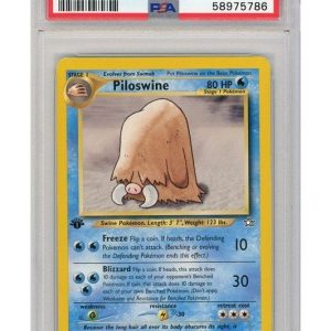 Piloswine 44/111 1st Edition PSA 9