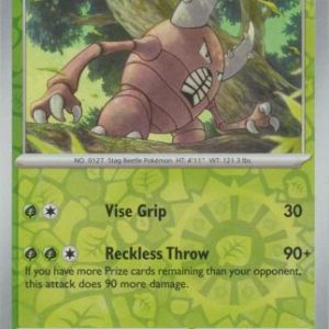 Pinsir - 127/165 - Reverse