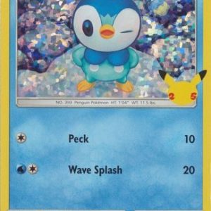 Piplup - 20/25 (Holo) - 25 års jubilæum - McDonald's Promo - Pokemon McDonald's Collection 2021