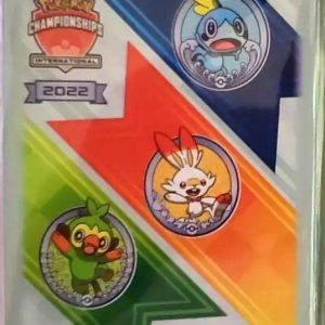 Pokémon Championships - International 2022 - Grookey, Scorbunny & Sobble Deck Protector Sleeves 65 stk. top-loading (66x91mm) -