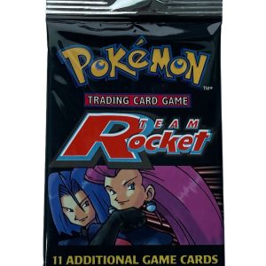 Pokémon Team Rocket long crimp Booster Pack  - Jessie & James pack art