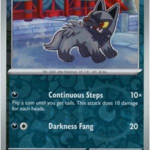 Poochyena - 113/167 - Reverse