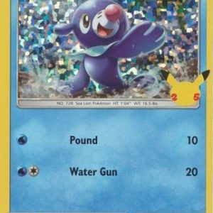 Popplio - 23/25 (Holo) - 25 års jubilæum - McDonald's Promo - Pokemon McDonald's Collection 2021