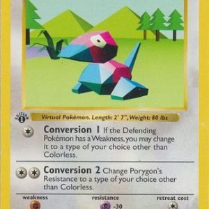 Porygon - 39/102 - 1st Edition