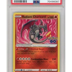 Radiant Charizard 011/078 PSA 8