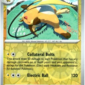 Raichu - 052/162 - Reverse