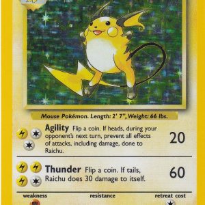 Raichu - 14/102 - 4th Print (Holo)