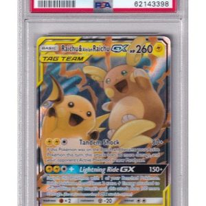 Raichu & Alolan Raichu GX 54/236 PSA 10