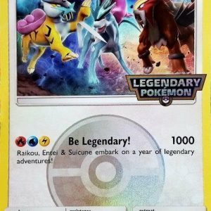 Raikou, Entei & Suicune - JUMBOkort