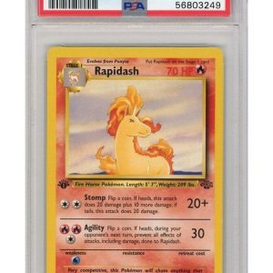Rapidash 44/64 1st Edition PSA 9