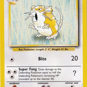 Raticate - 40/102 - 4th Print