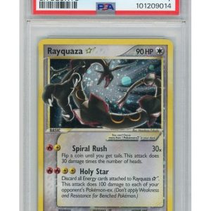 Rayquaza * (Gold Star) 107/107 PSA 7