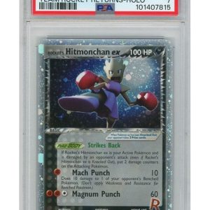 Rocket's Hitmonchan ex 98/109 PSA 7