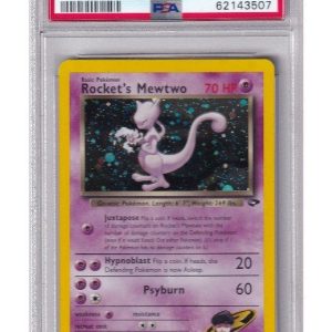 Rocket's Mewtwo 14/132 PSA 8