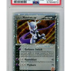Rocket's Mewtwo ex 99/109 PSA 8