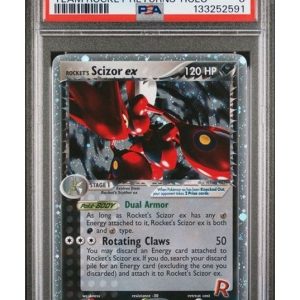 Rocket's Scizor ex 101/109 PSA 8