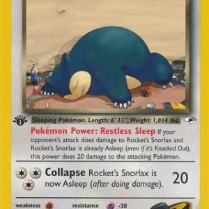 Rocket's Snorlax - 33/132 - 1st Edition