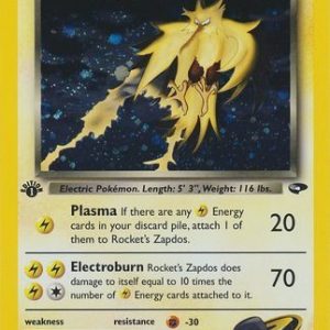 Rocket's Zapdos - 15/132 - 1st Edition (Holo)