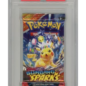 SV Surging Sparks Pikachu artwork PSA 10