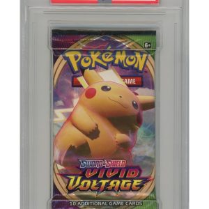 SWSH Vivid Voltage Pikachu VMAX artwork PSA 10