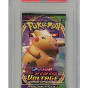 SWSH Vivid Voltage Pikachu VMAX artwork PSA 9