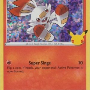 Scorbunny - 16/25 (Holo) - 25 års jubilæum - McDonald's Promo - Pokemon McDonald's Collection 2021