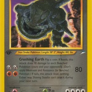 Shining Steelix - 112/105 - 1st Edition