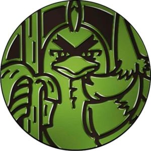 Sirfetch'd Pokemon mønt (Grøn - Mirror Holo) - Almindelig