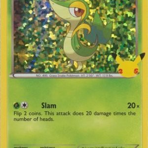 Snivy - 5/25 (Holo) - 25 års jubilæum - McDonald's Promo - Pokemon McDonald's Collection 2021