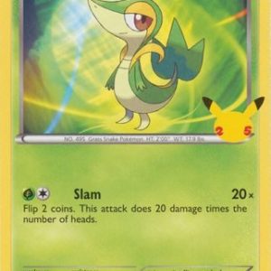 Snivy - 5/25 (Non Holo) - 25 års jubilæum - McDonald's Promo - Pokemon McDonald's Collection 2021
