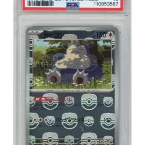 Snorlax 143/165 Master Ball Reverse Foil PSA 10