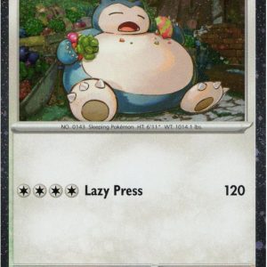Snorlax - SVP122 - Pokemon Scarlet & Violet promo