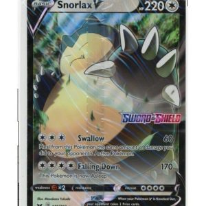 Snorlax V - 141/202 - Sword & Shield Stamp - JUMBOkort - Sealed