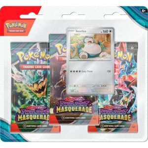 Snorlax blister pack (3 stk.) - SV06 Twilight Masquerade