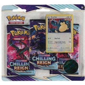 Snorlax blister pack (3 stk.) - SWSH Chilling Reign