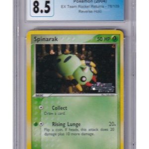 Spinarak 78/109 Reverse Foil CGC 8.5
