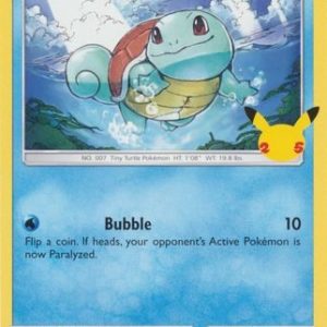 Squirtle - 17/25 (Non Holo) - 25 års jubilæum - McDonald's Promo - Pokemon McDonald's Collection 2021